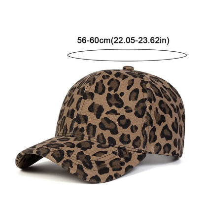 Unisex Visors Leopard Print Baseball Caps