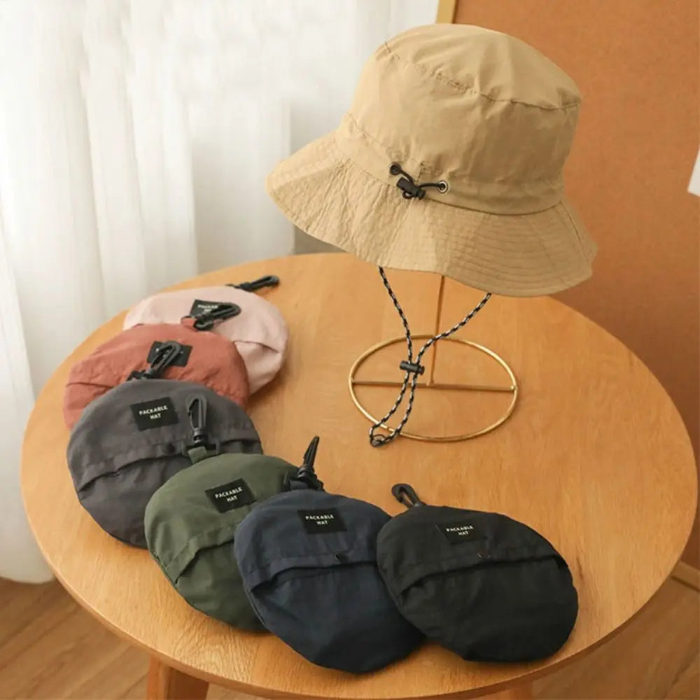 Summer Waterproof Bucket Hat Storage Bag Quick-drying Sun Hat