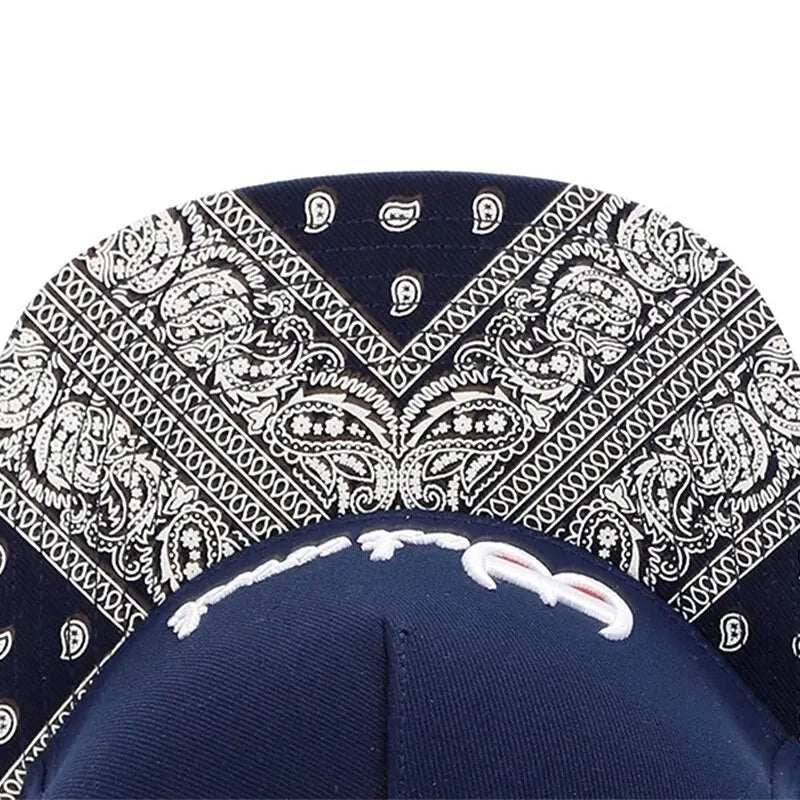 Unisex Letter Embroidery Geometric Printing Hip-Hop Hats