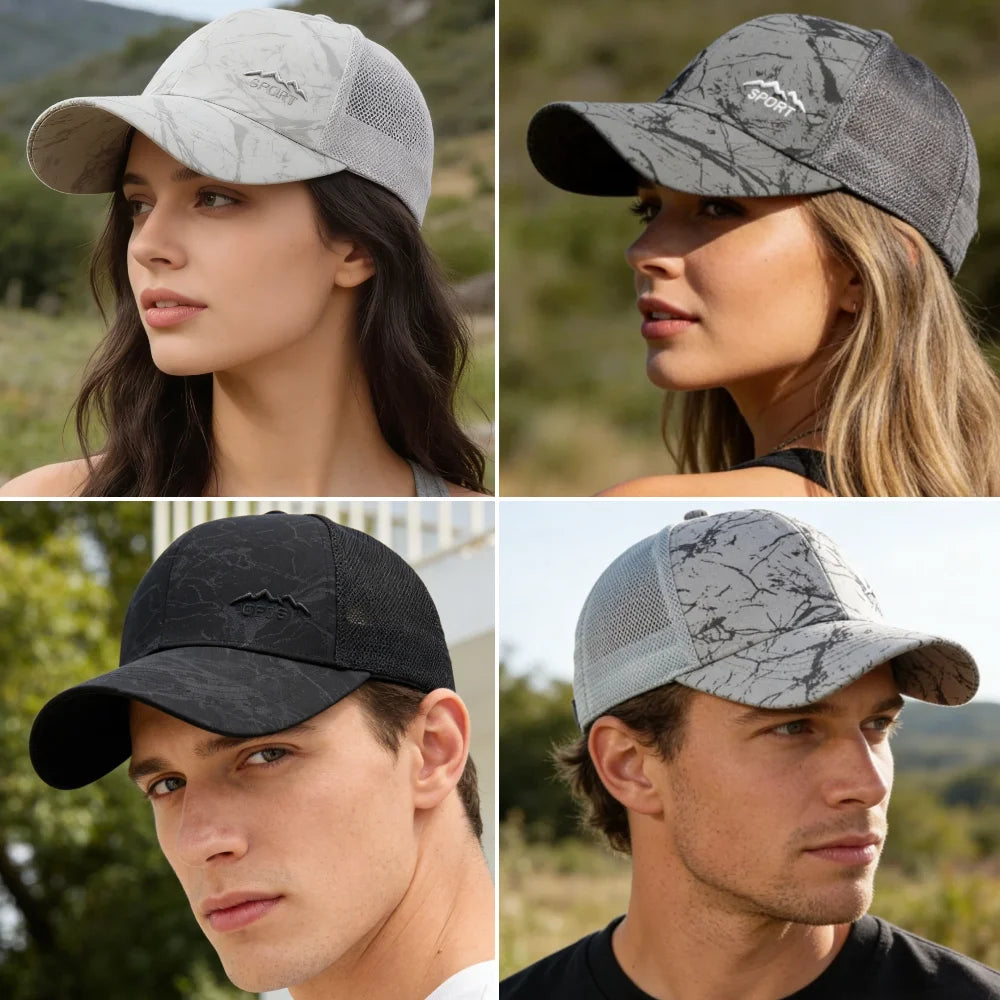 Unisex Camouflage Mesh Baseball Cap Summer Hat