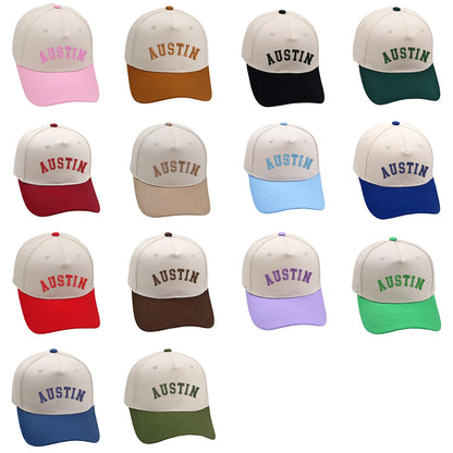 Austin Trucker Hat 3D Embroidery Two Tone Baseball Cap