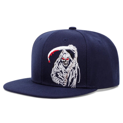 Baseball Hat Reaper Scythe Embroidered Hip Hop