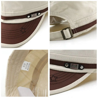 New Chic Casual Cotton Breathable Cadet Hat