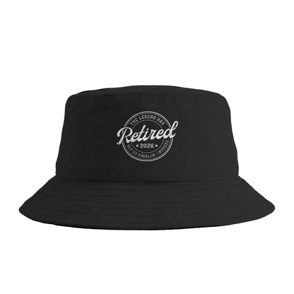 The Legend Has Retired 2026 Bucket Hat Harajuku Fisherman Caps