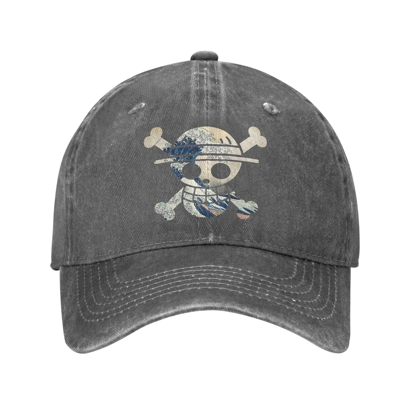 Fashion Ones Pieces Hokusai Baseball Caps Unisex