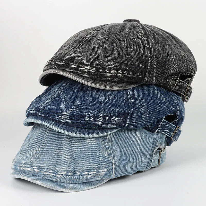Men's Newsboy Cap Beret Women Peaky Blinders Hat