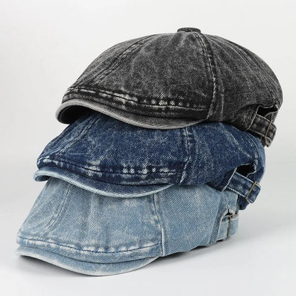 Men's Newsboy Cap Beret Women Peaky Blinders Hat