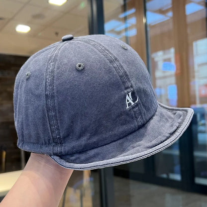 Vintage Washed Purple Baseball Cap For Women