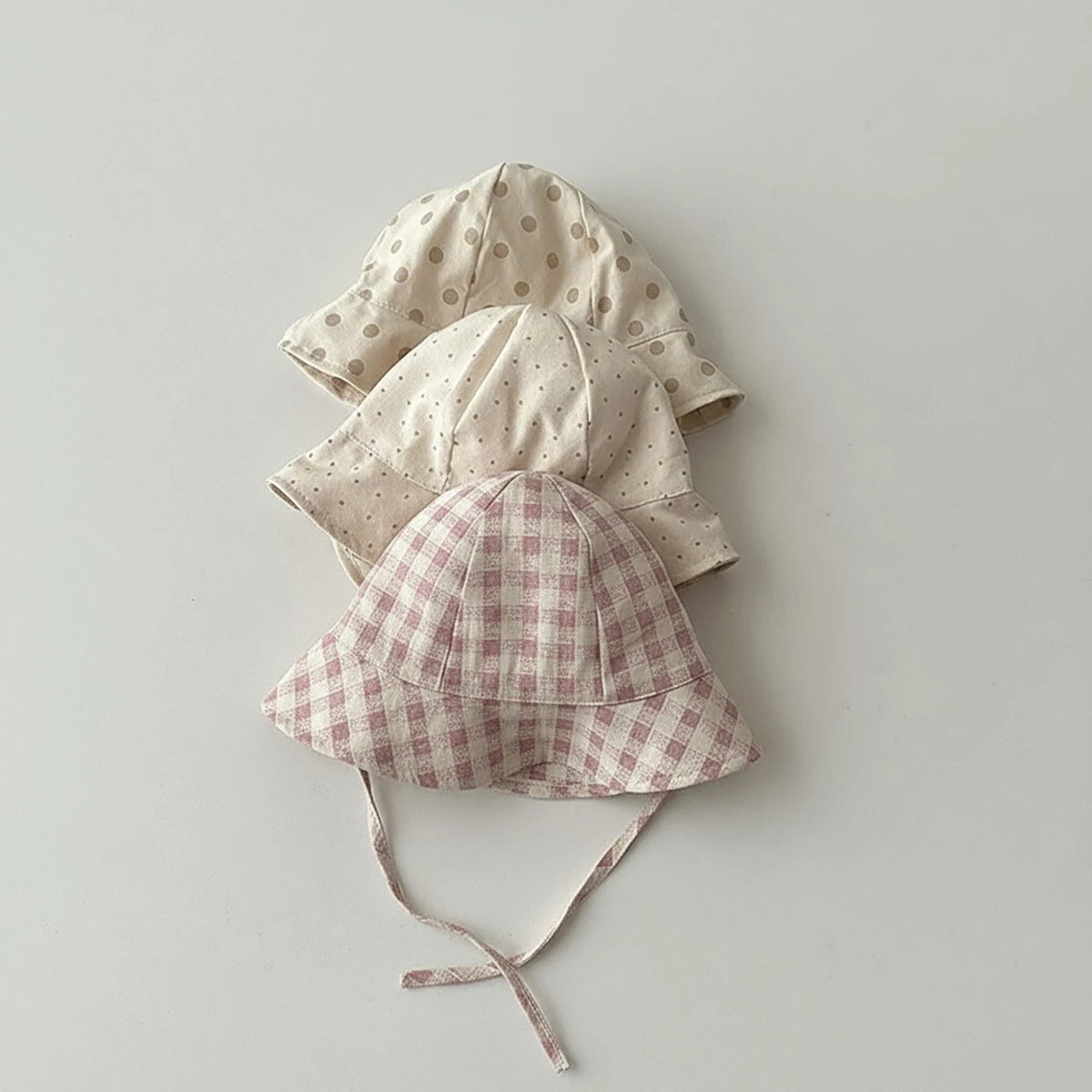 Fashion Striped Baby Bucket Hat Spring Summer