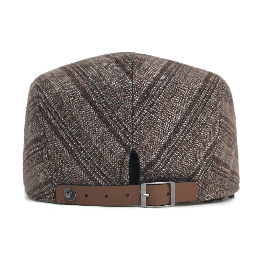 Winter Autumn Newsboy Cap Men Women Thick Warm Vintage