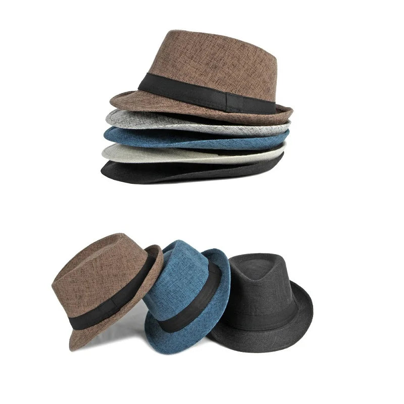 High Quality Men Summer Hats Wholesale British Retro Jazz Hats