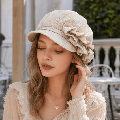 Cotton And Linen Small Face Fit Equestrian Hat