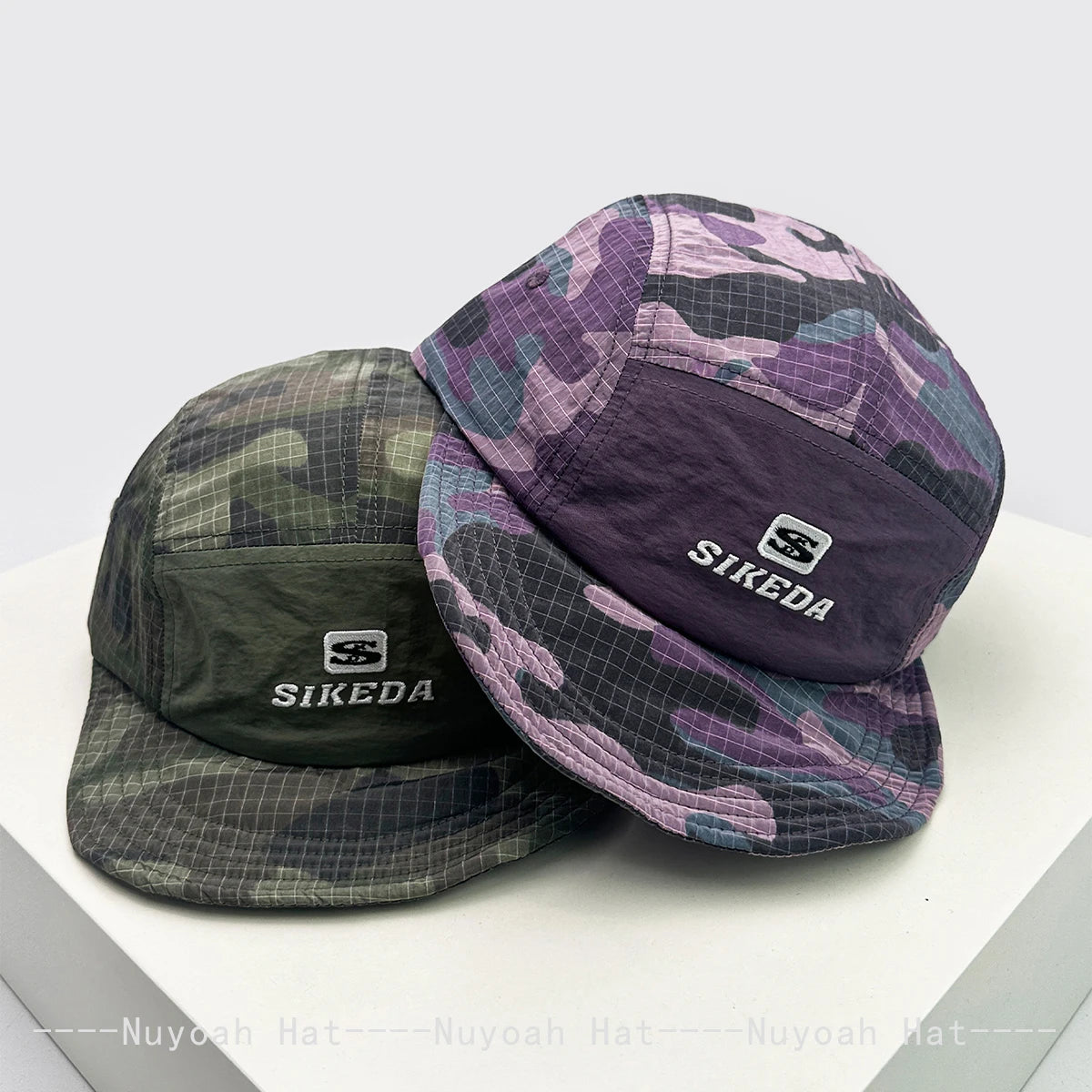 New Unisex Camo Quick Drying Letter Embroidery Baseball Hats