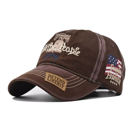 Men Women Cotton Embroidered Letter Printed Baseball Cap