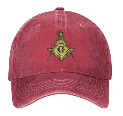 Freemason Masonic Sports Denim Cap Adjustable Unisex