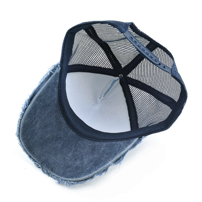 Washed Denim Vintage Baseball Cap Men Spring And Summer