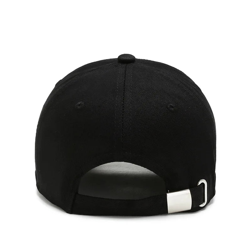 Unisex Short Brim Peaked Cap Streetwear