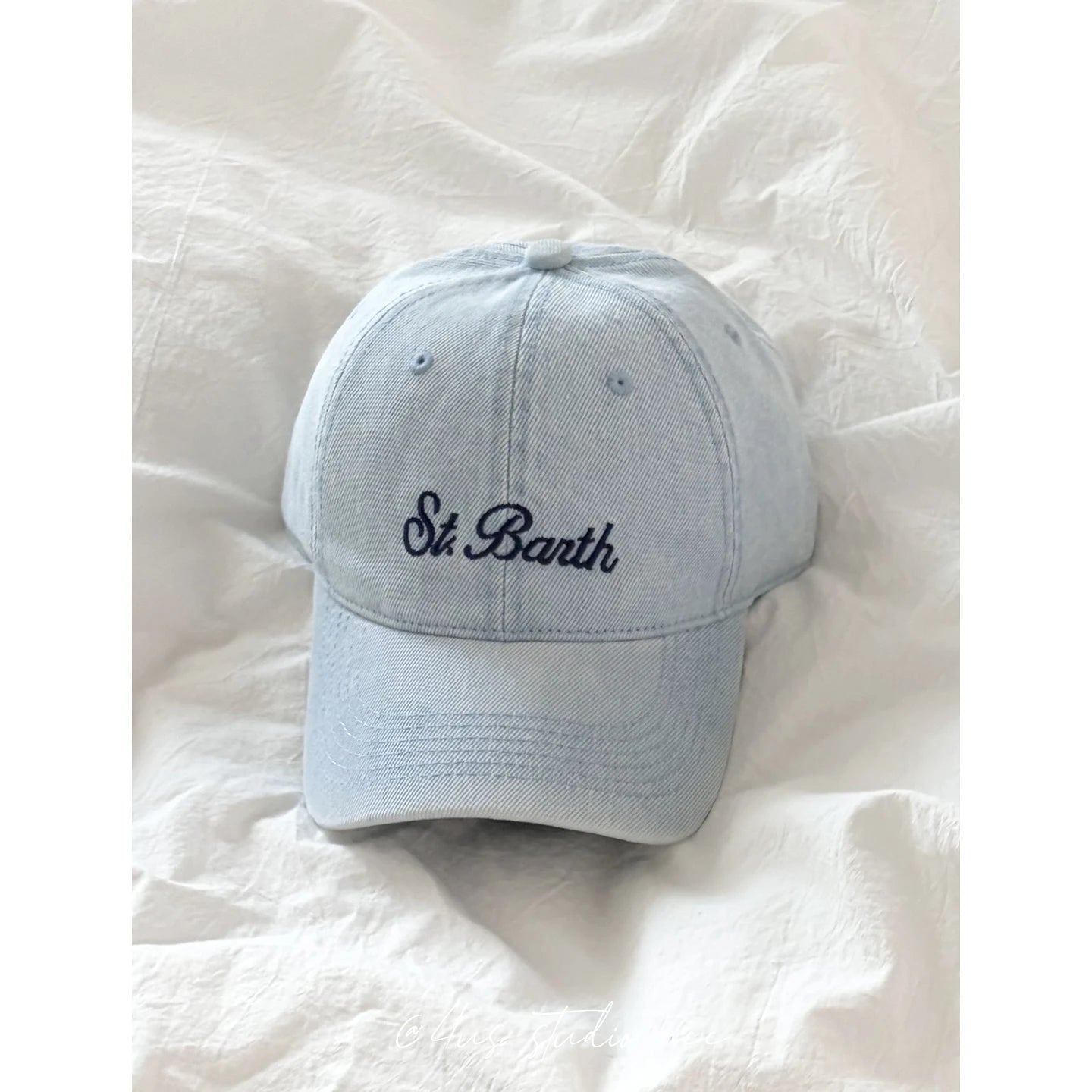 Retro Korean Washed Denim Baseball Cap