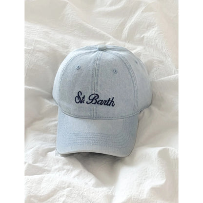Retro Korean Washed Denim Baseball Cap