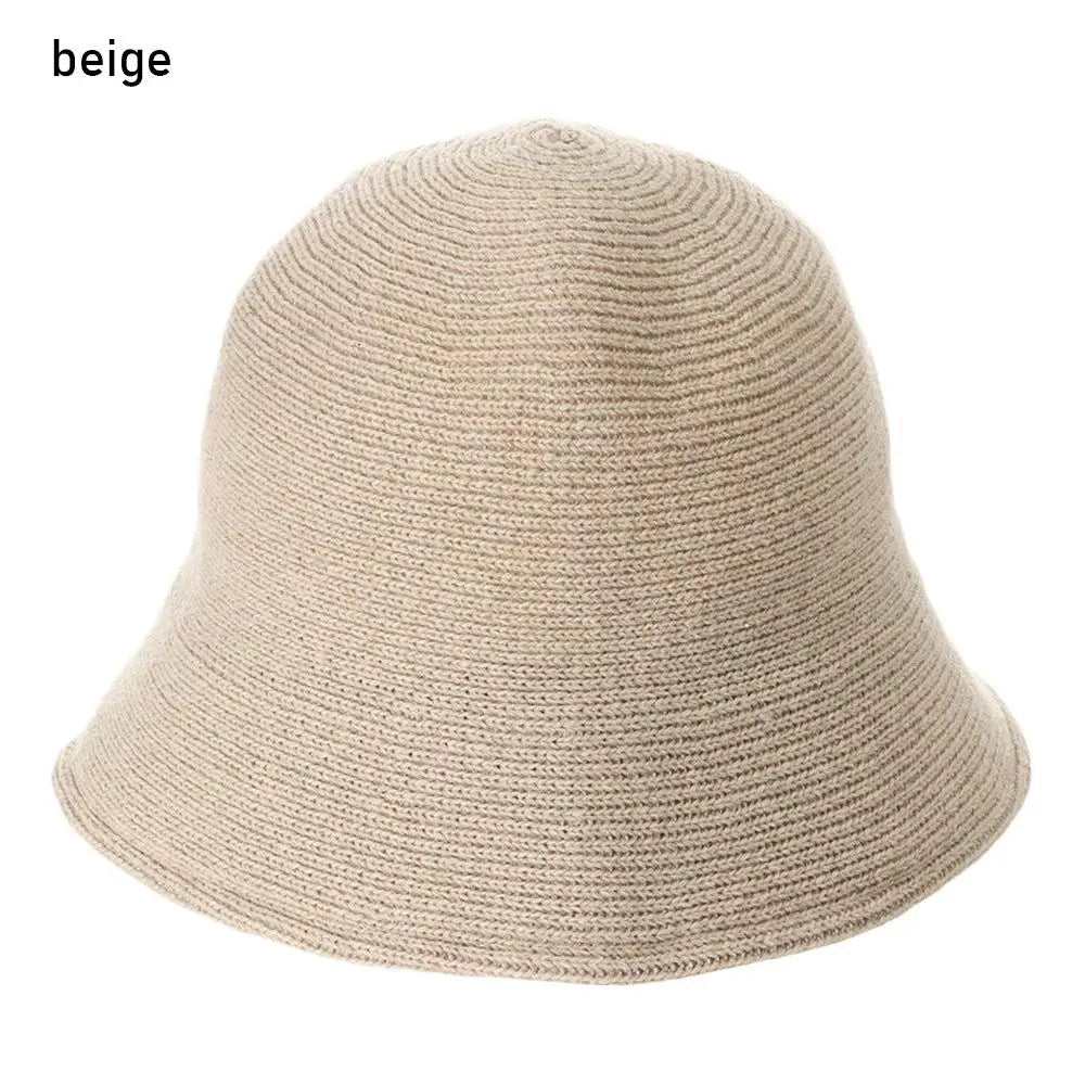 Outdoor Sunscreen Warm Wool Foldable Bucket Hat