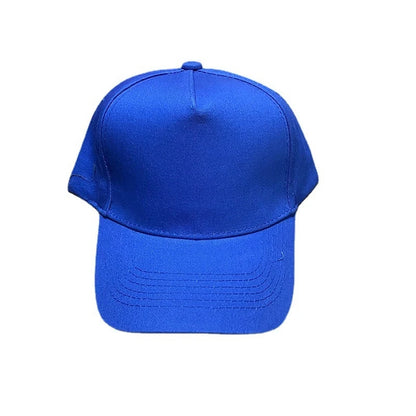 Unisex Solid Color 5 Panel Baseball Cap Trendy Casual Sport Hat