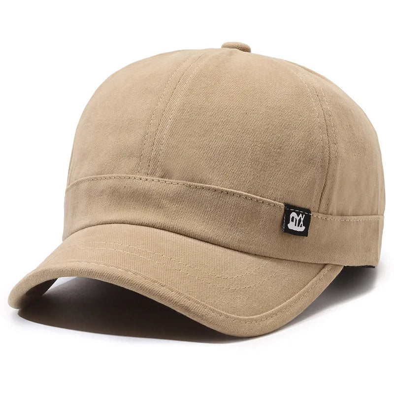 Short Brim Baseball Cap Korean Style Fashion Simple Duckbill Hat