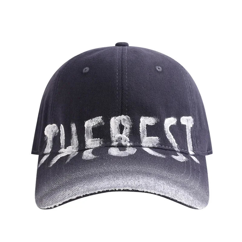 XXL Oversize Vintage Baseball Caps Letters Big Head