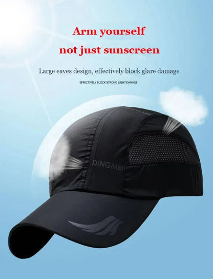 Summer Brand For Men Sports Running Sweat Baseball Cap Male Canada Golf Quick Dry Women Kpop Solid Snapback Bone Mesh Hat
