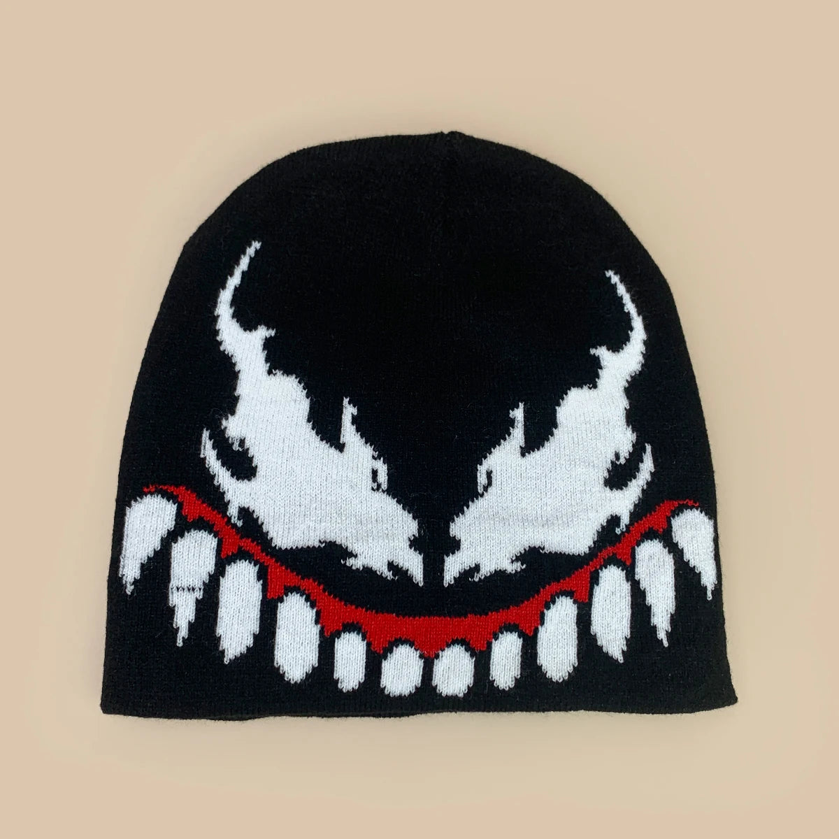 European American Style Jacquard Grimace Knitted Hats
