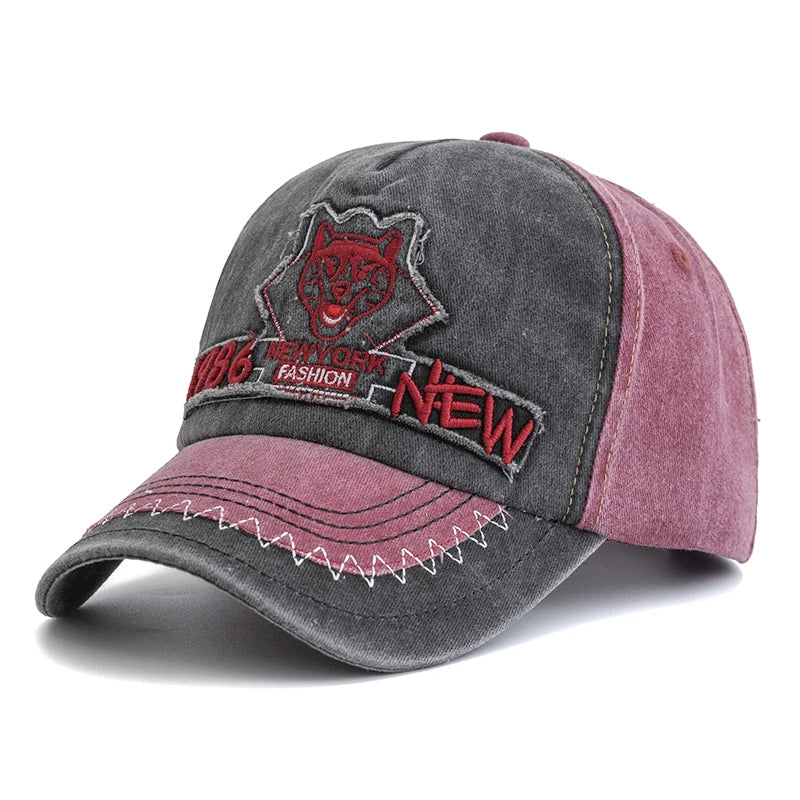 Unisex Washed Cotton Baseball Cap