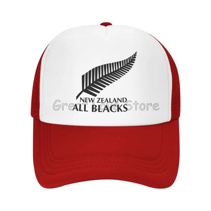 New Zealand All Blacks Baseball Caps Hip Hop Mesh Hat Outdoor Summer Travel Sun Hats Adjustable Snapback Cap