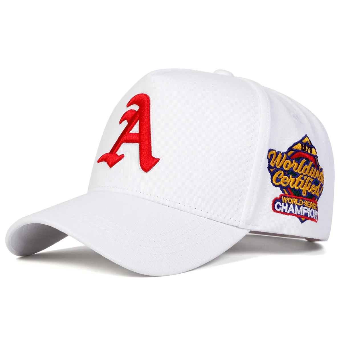 Unisex Gothic Letter A Embroidery Baseball Caps Spring and Autumn