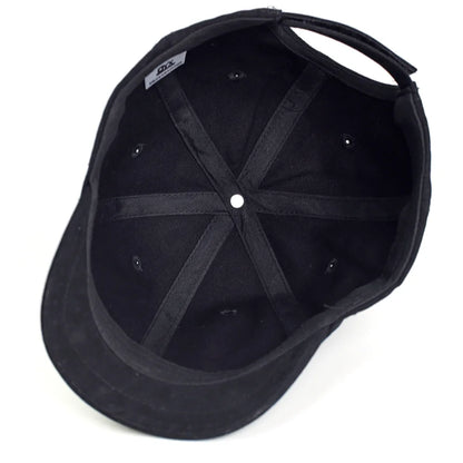 Short Brim Baseball Caps Cotton Hat Embroidery Snapback Hat