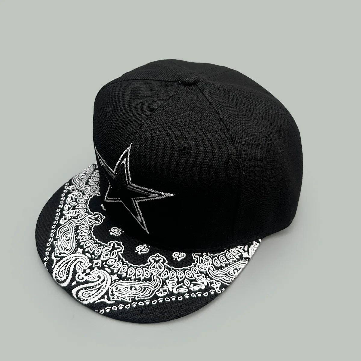 Hip-hop Pentagram Embroidery Baseball Hats Men Women