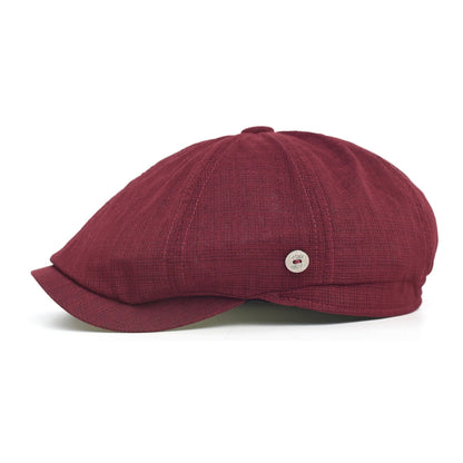 Spring Summer Breathable Mesh Newsboy Caps Men Woman