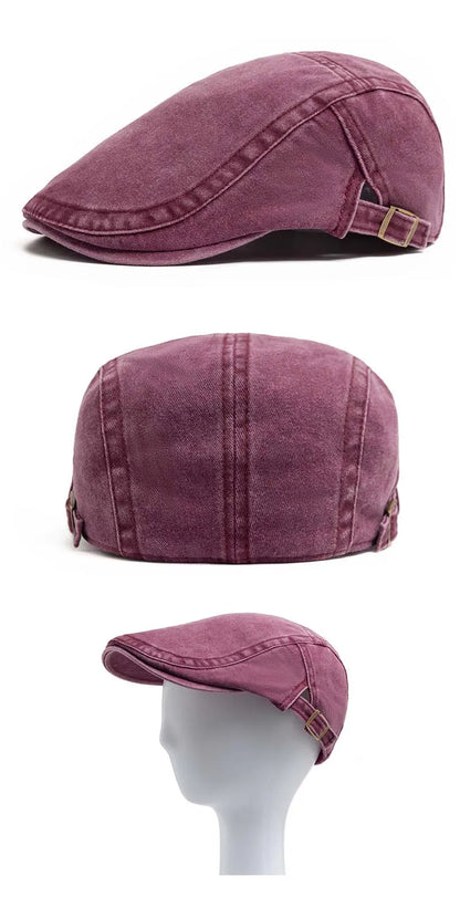 Hot Sale Vintage Painter Beret Unisex Fashion Flat Visor Cap Casual Autumn Retro