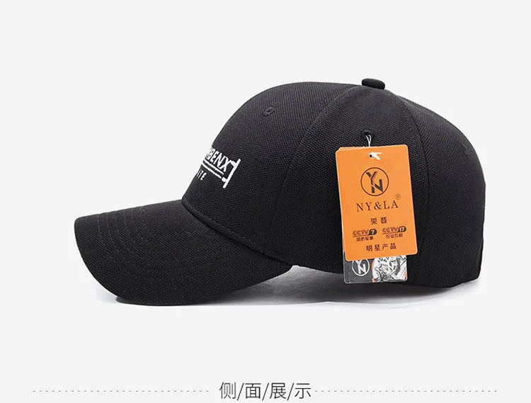 New Embroidered Baseball Cap Sunshade Sunscreen Fashion Trend Casual Travel In All Seasons