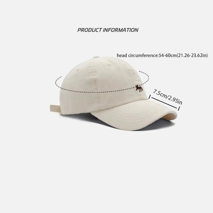 Fashion Embroidered Embroidery Baseball Cap Peaked Cap Cotton