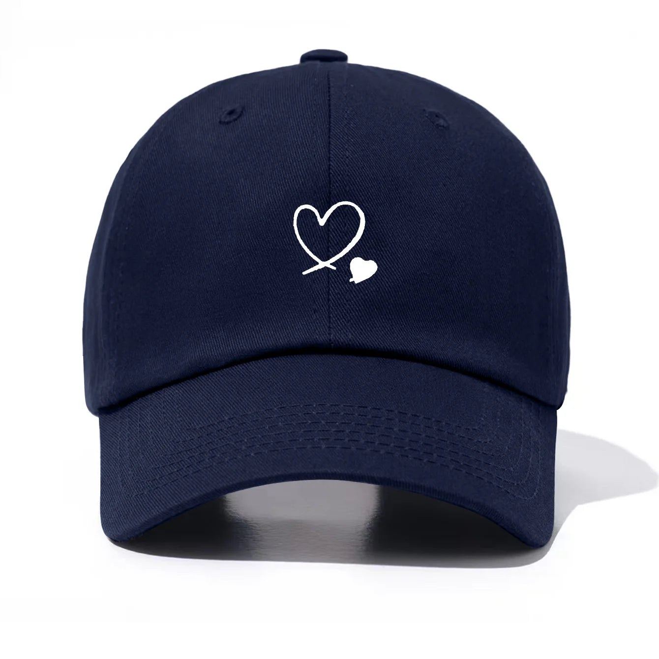 Hearts Print Baseball Cap For Men & Women