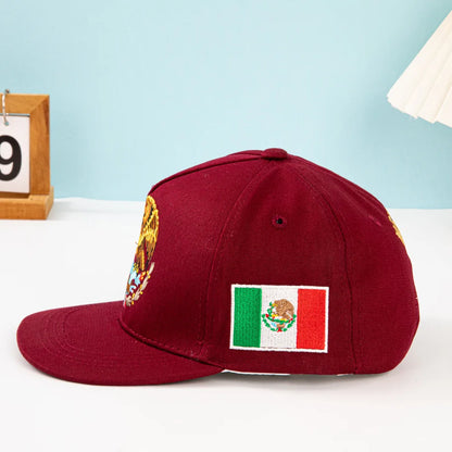 Unisex Mexican Eagle Label Baseball Net Caps