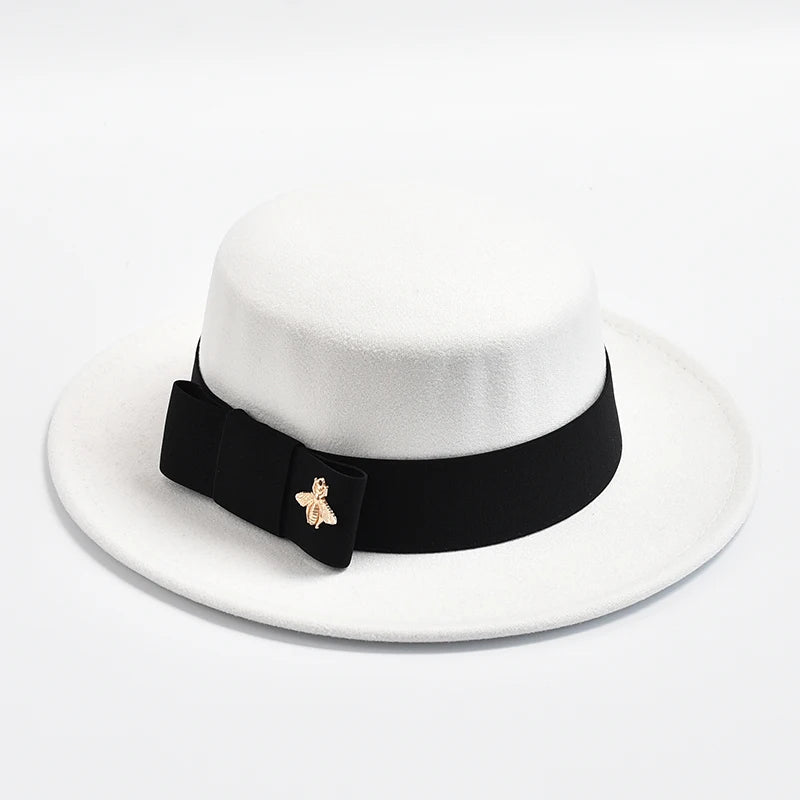 Fedora Hat For Women Fashion Formal Wedding Decorate Church Cap