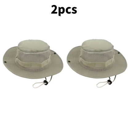 Men & Women Sun Hat Camouflage Cap Outdoor Sports Sun Bucket Cap 60cm