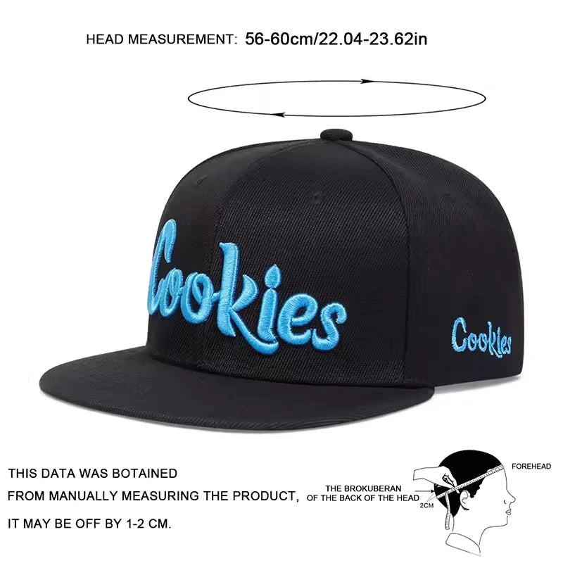 Unisex Cookies Embroidery Hip-Hop Hats Spring Autumn