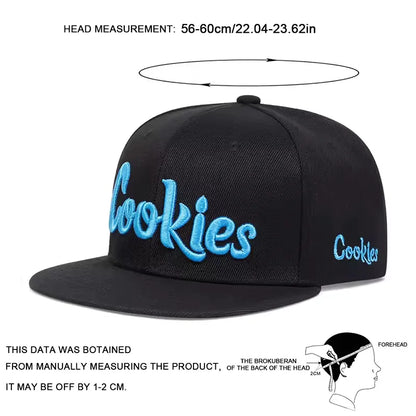 Unisex Cookies Embroidery Hip-Hop Hats Spring Autumn