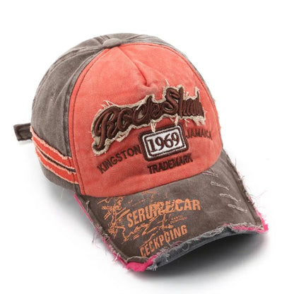 Retro Letter Embroidery Baseball Caps