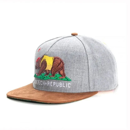 Pizza Cap Hip Hop Snapback Hat for Men Women Adult Outdoor Casual Baseball Cap