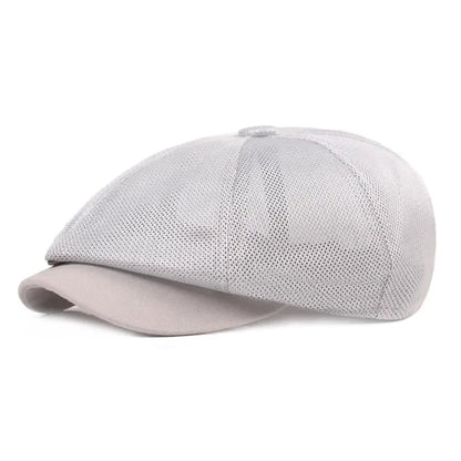 2025 Men And Women Mesh Breathable Octagonal Cap