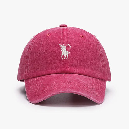 Washed Cotton Soft Baseball Caps Adjustable