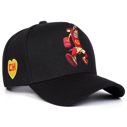 Unisex CH Letter Embroidery Baseball Caps Spring Autumn Outdoor Adjustable Casual Hats Sunscreen Hat Sports Cap