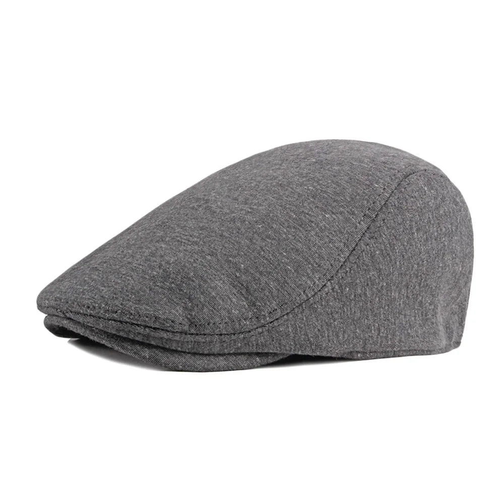 Fashion Soft Beret Hat Solid Color Casual Newsboy Hat